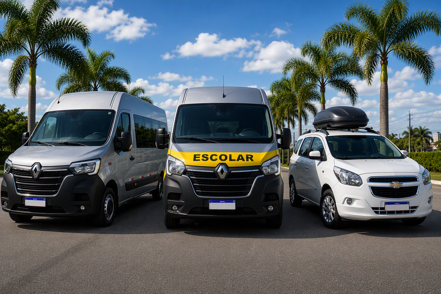 Van em viagem de turismo
